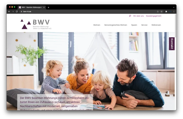 Webdesign Hannover BWV hildesheim