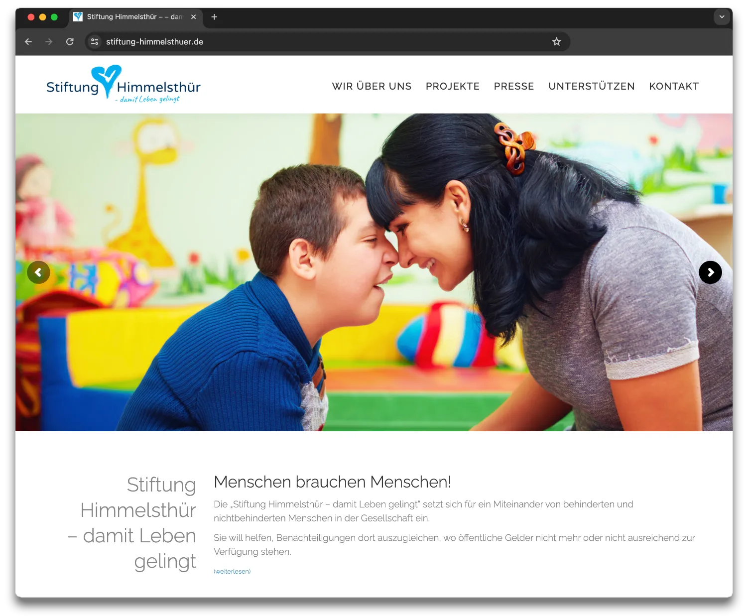 Website Relaunch Stiftung Himmelsthür